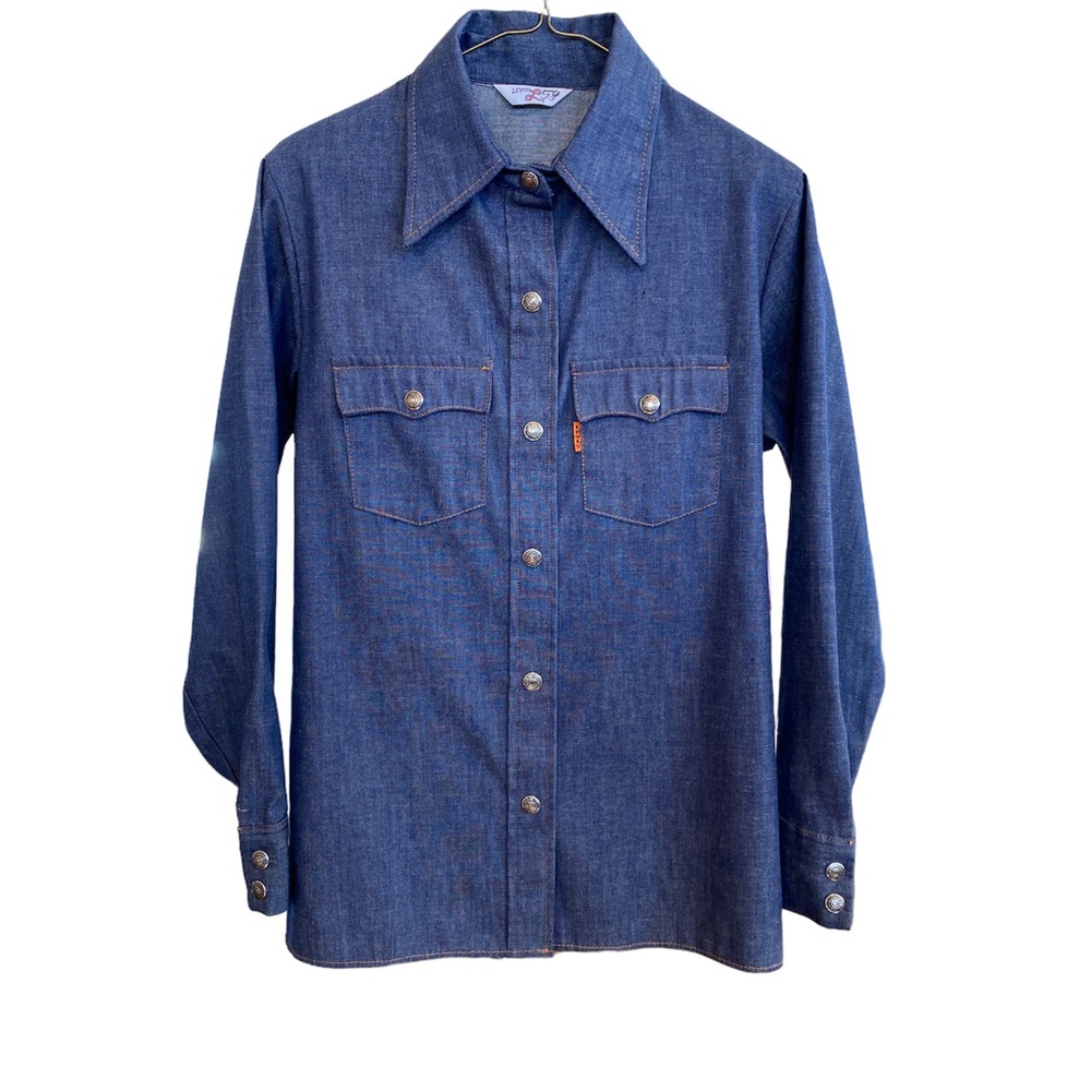 Levi’s denim snap shirt 70’s perfect condition